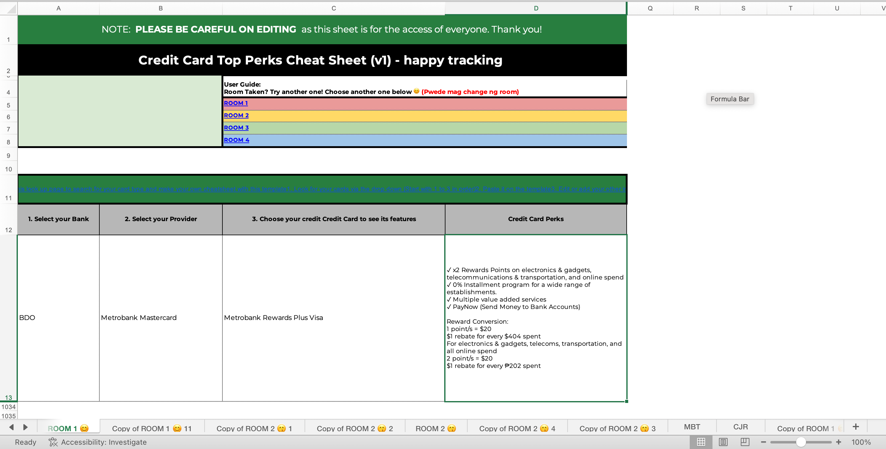 Personal Finance System – Finance Flow Sheet